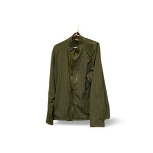 Merrell Dark Green Plaid Lightweight Jacket, Sz XL